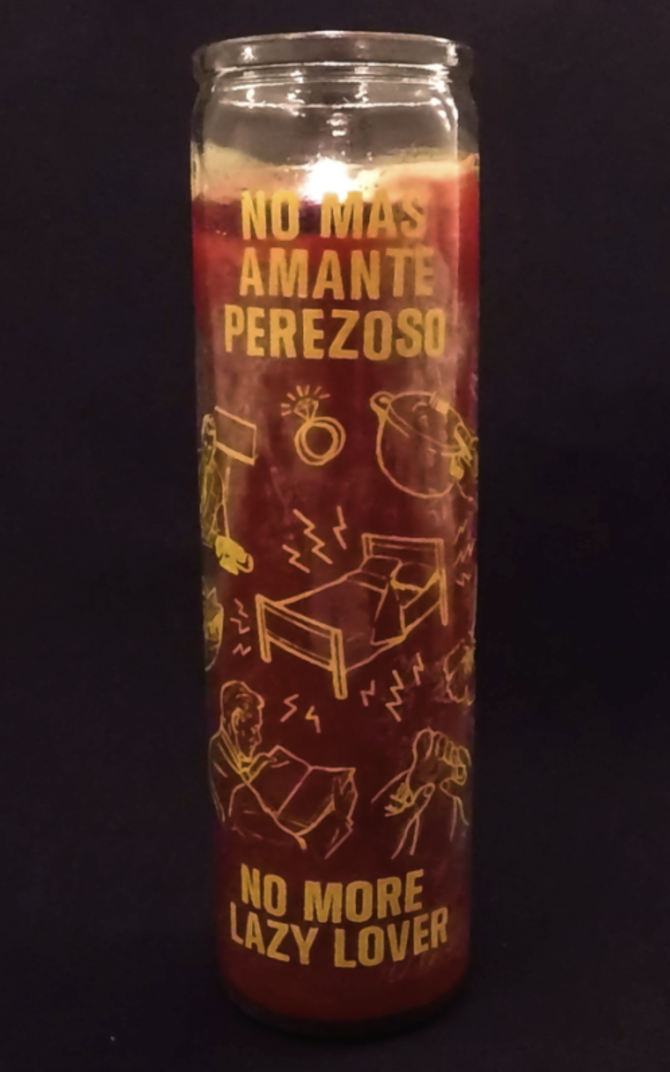 No More Lazy Lover Candle by Julia Arredondo