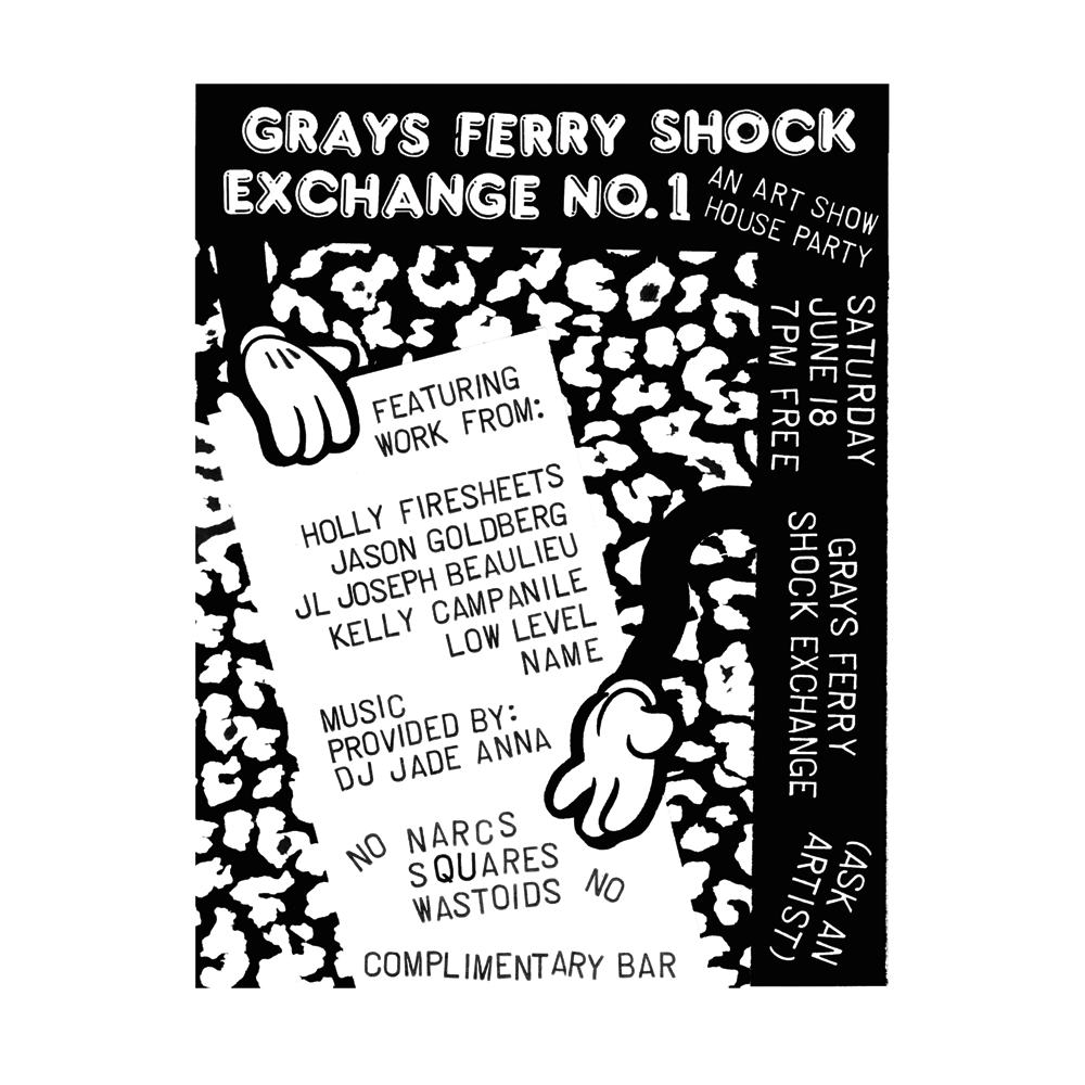 Grays Ferry Shock Exchange Julia Arredondo Poster Graphic Design