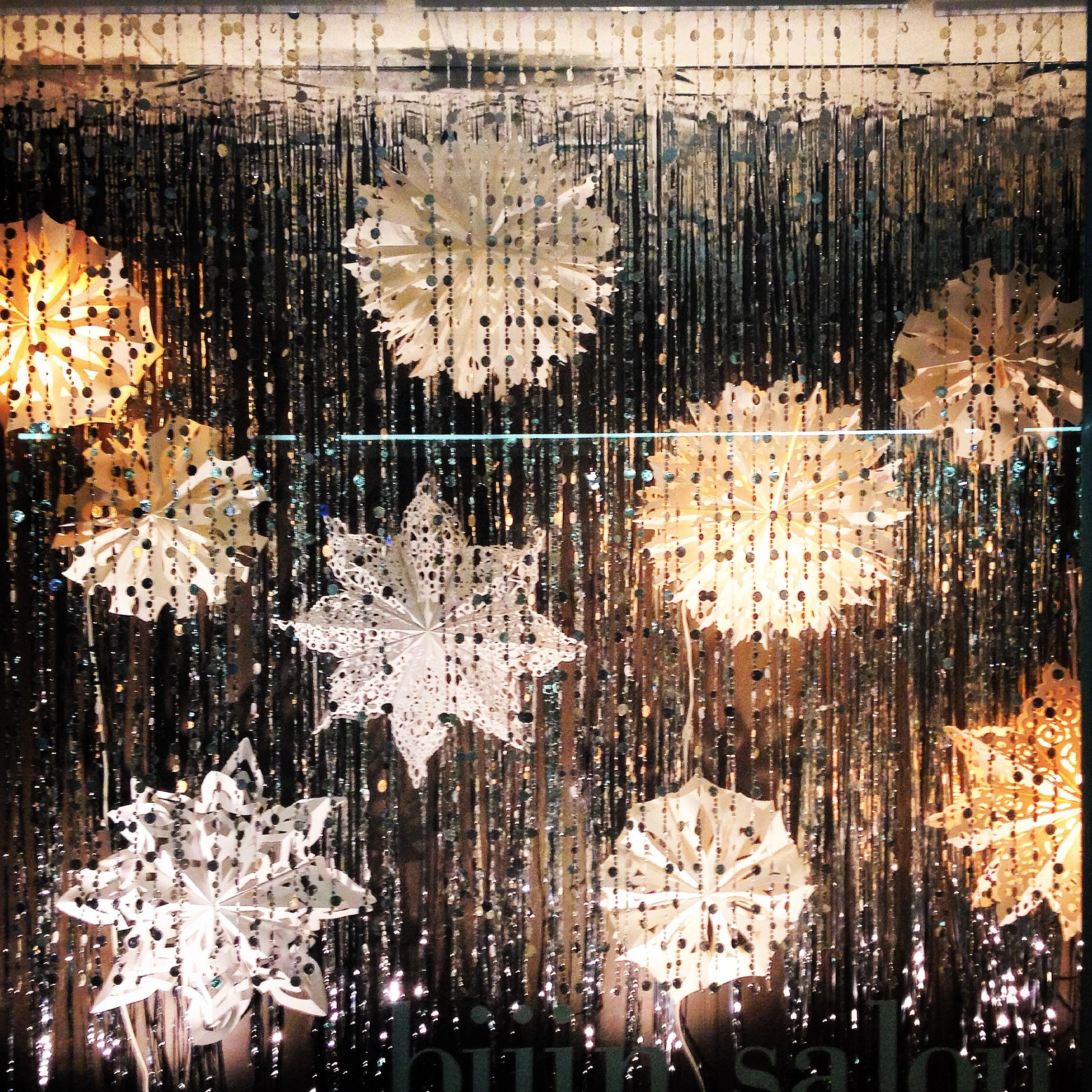 Festive, seasonal decor at bijin salon & spa in Prairie Village, Kansas City metro.