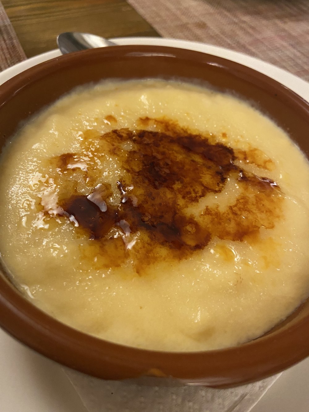 Crema Catalan- Restaurant La Boqueria