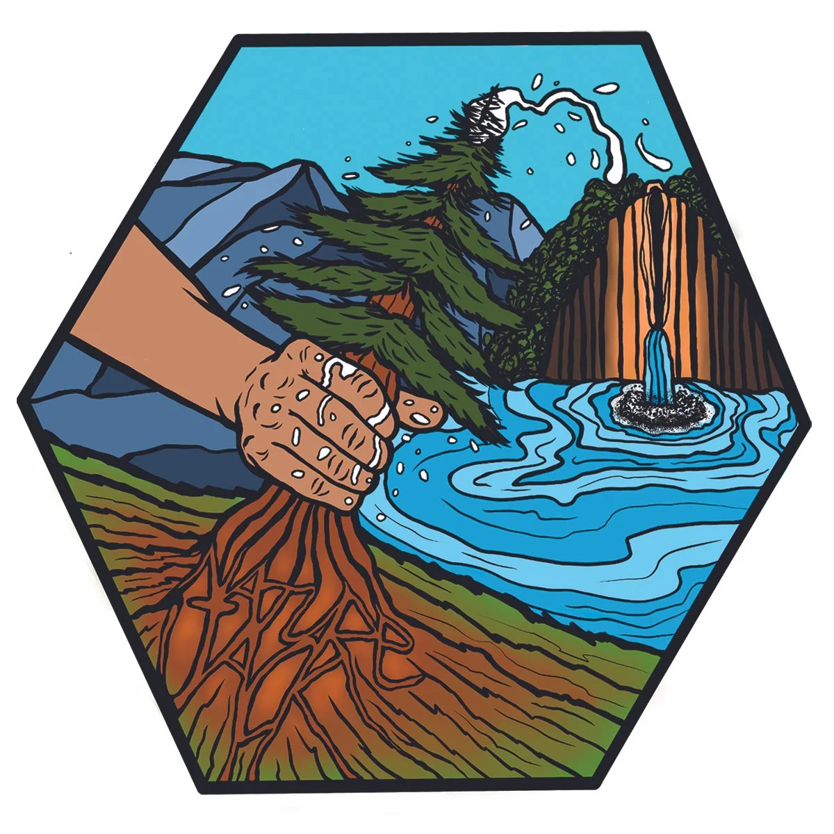 Nature Jack Comedy Sticker