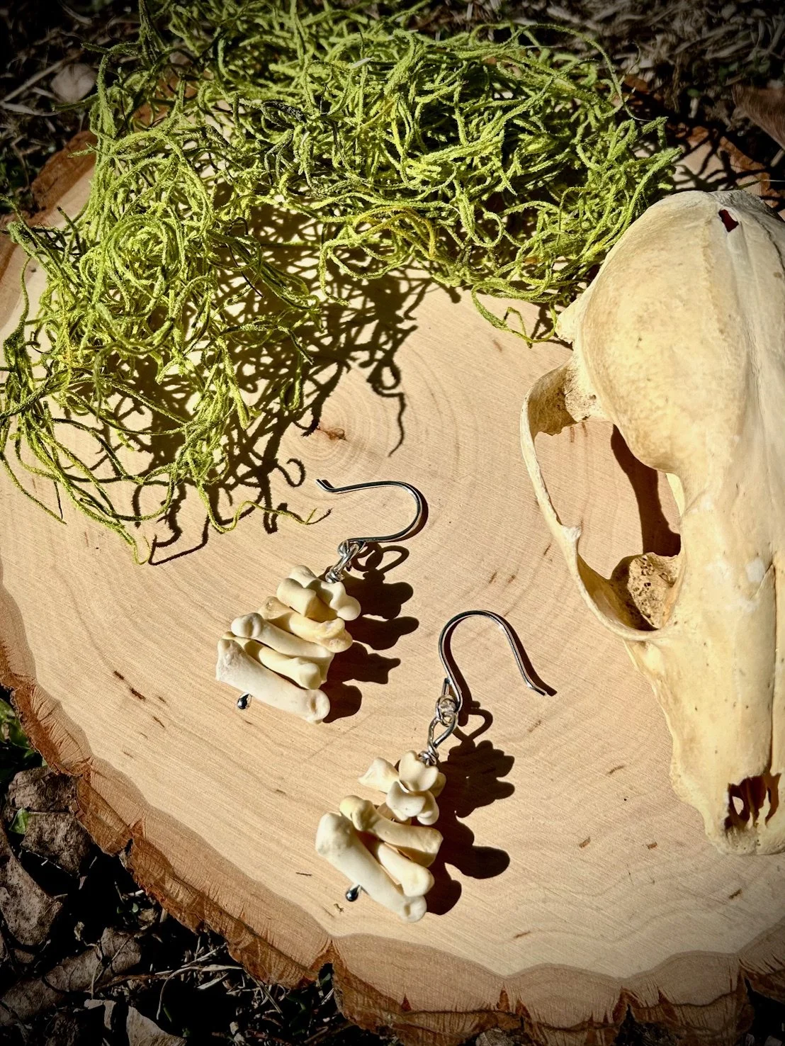 Mini Bone Tower Earrings