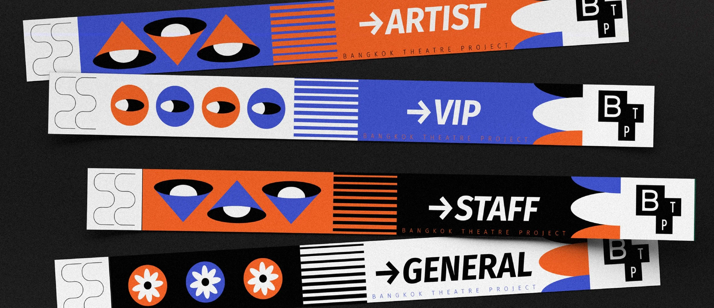 781STUDIO developed a flexible branding system for Bangkok Theatre Project, combining modular logo design, playful characters, bold typography and vibrant art direction to create a dynamic visual identity for a world-class children's theatre company.