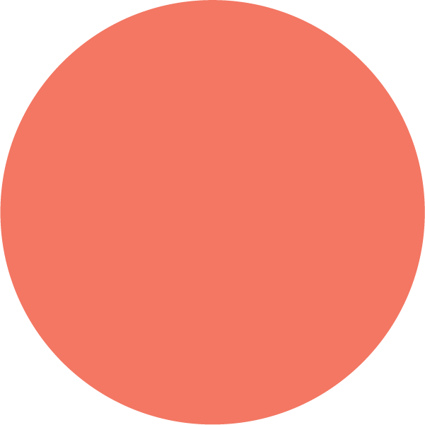 A large, solid red circle on a black background.