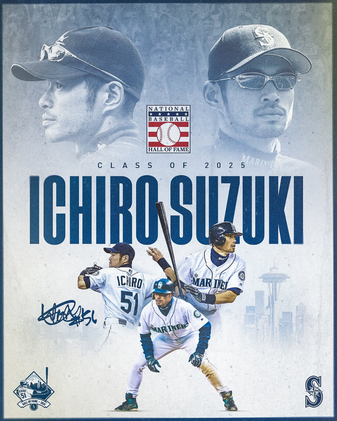 Ichiro Suzuki just became the firstAsian player to be elected to the U.S. National Baseball Hall of Fame