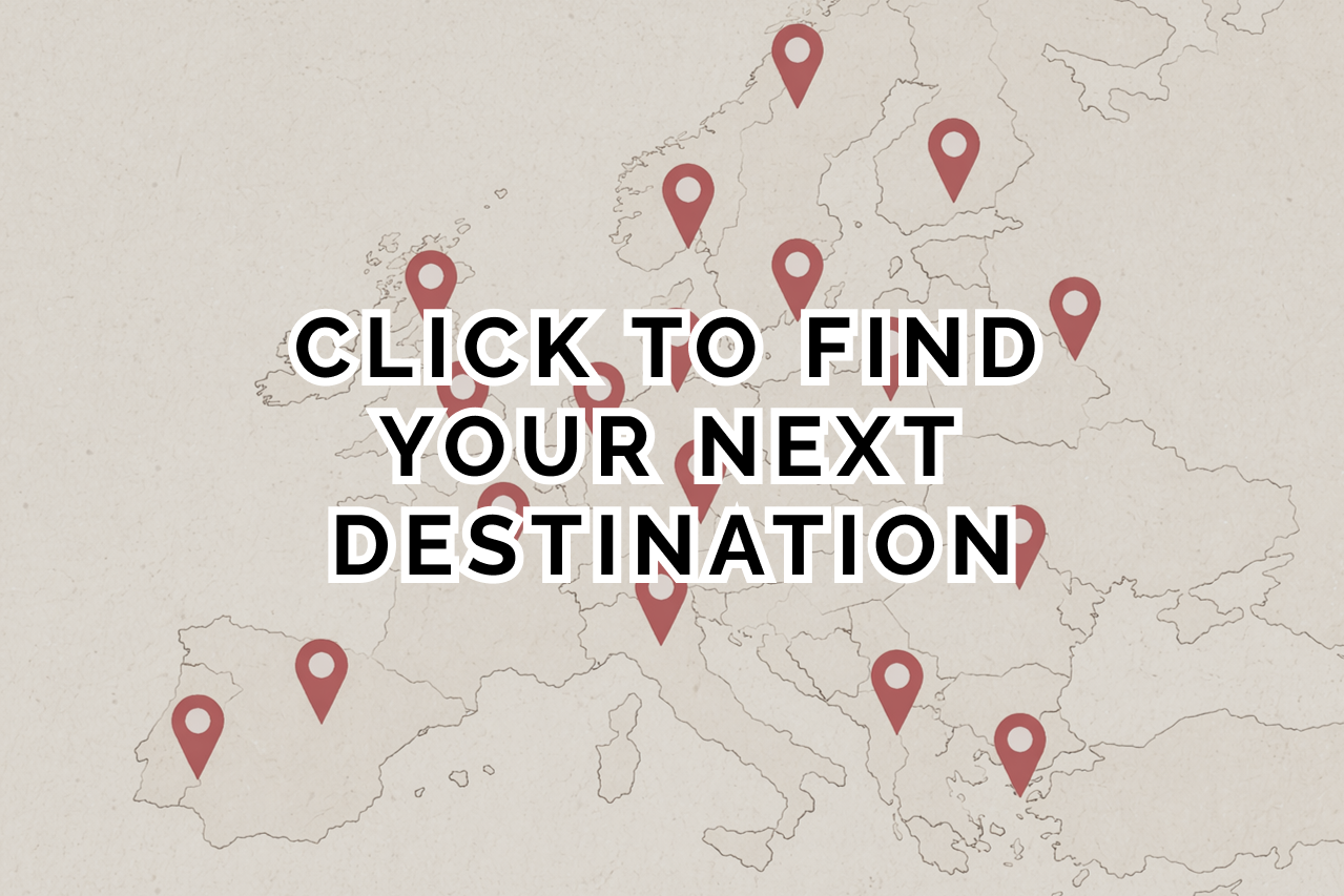 map of the best boutique hotels in europe vertu