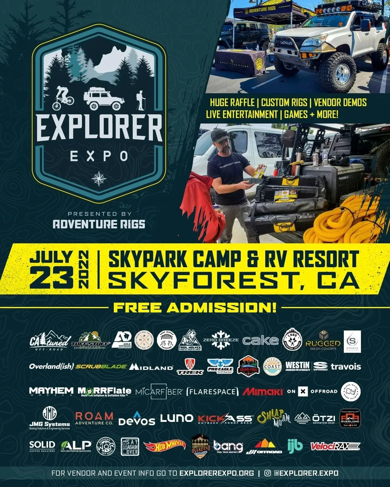 This weekend is the kick off for @explorer.expo 🤘🏼 

Looking forward to seeing the SOT fam up at @skyparkcamprv . DM us if you have any questions. See you soon! 

#explorerexpo #skypark #bigbear #lakearrowhead #skyforest #adventurevan #overlandlife