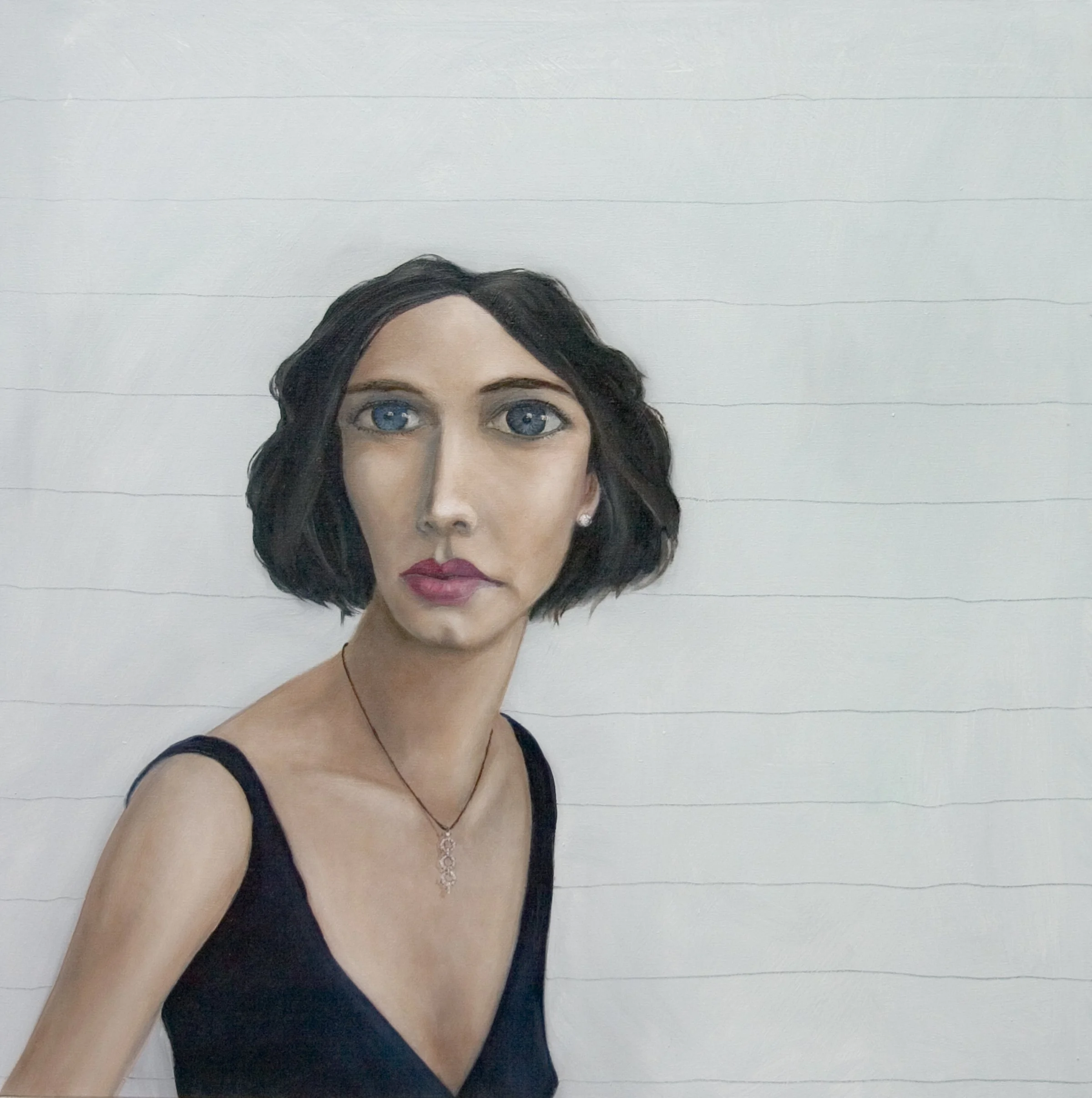 Agnes, oil on canvas, 31x31" 2008