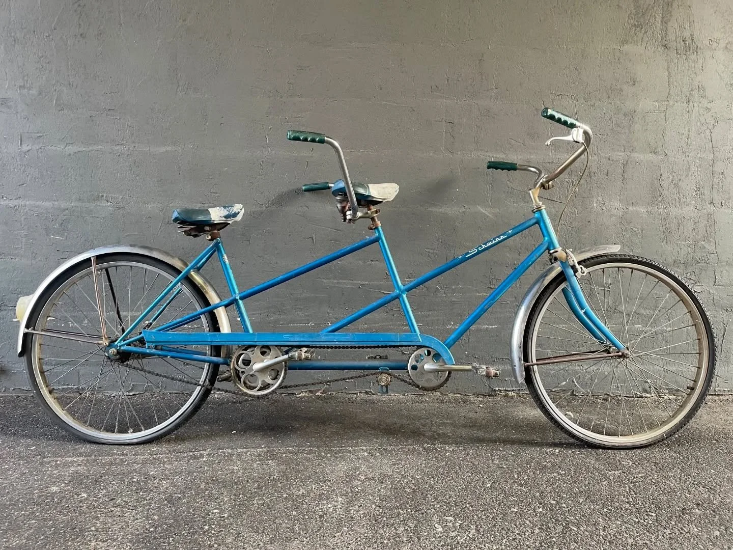 Can you spot the differences? Before and after of this Schwinn tandem we had the pleasure &amp; honor of restoring for Russ &amp; his family.