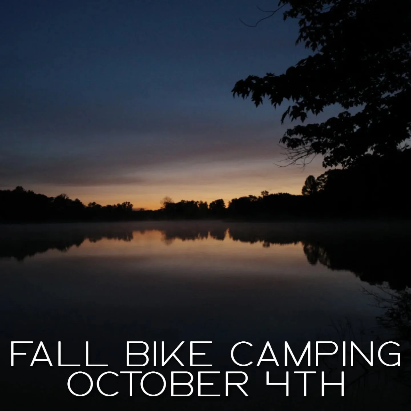 Our fall bike camping trip to Blind Lake will be Saturday October 4th, we really hope you can join. 
This is our favorite thing! Once again we have reserved the entire campground so there will be plenty of room for all. But, please head to our site a