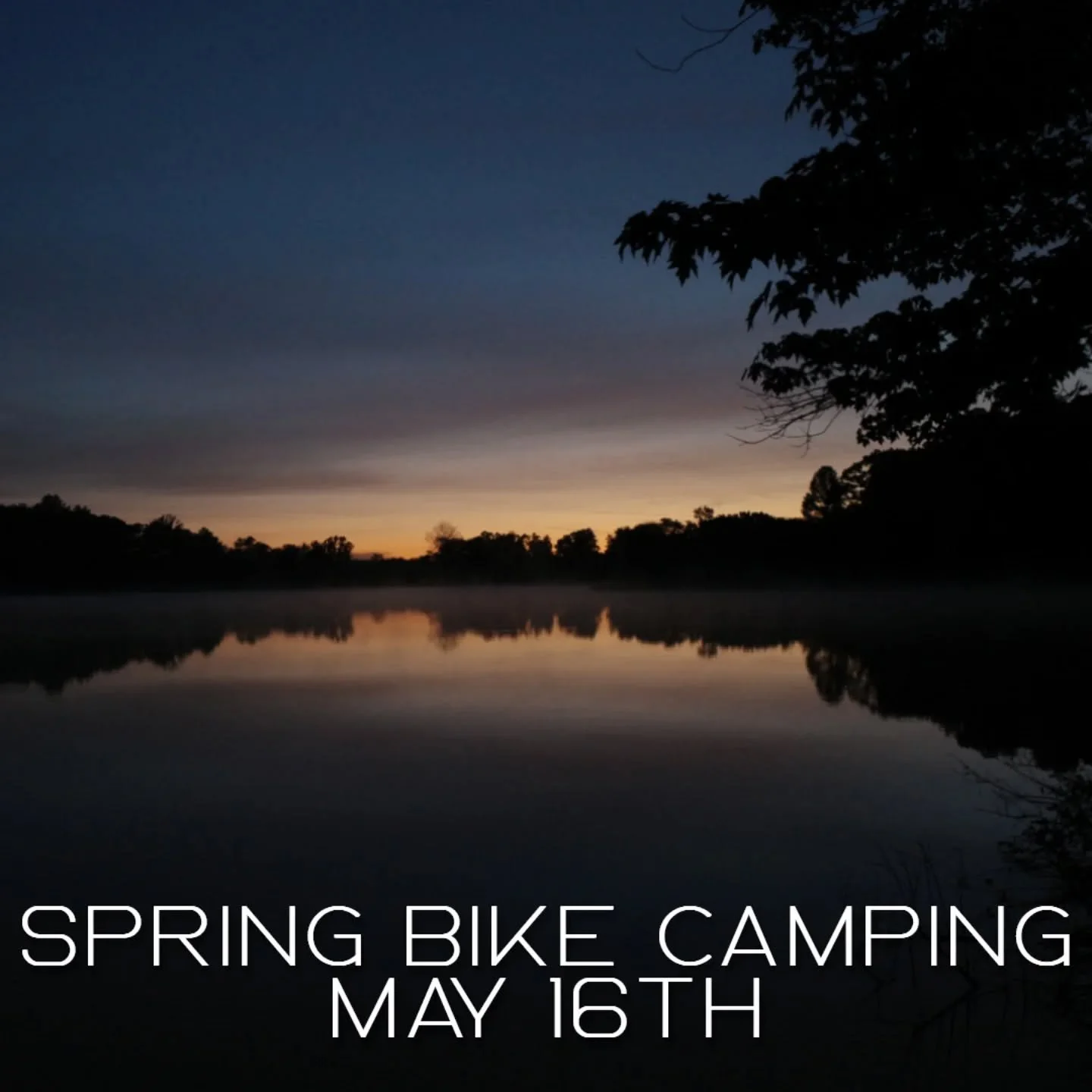 And just like that, winter begins to recede into memory and we find ourselves on the doorstep of bike camping season. 
Our annual spring trip to Blind Lake is on May 16th this year and we hope you can join us.
For us this is an annual tradition and c