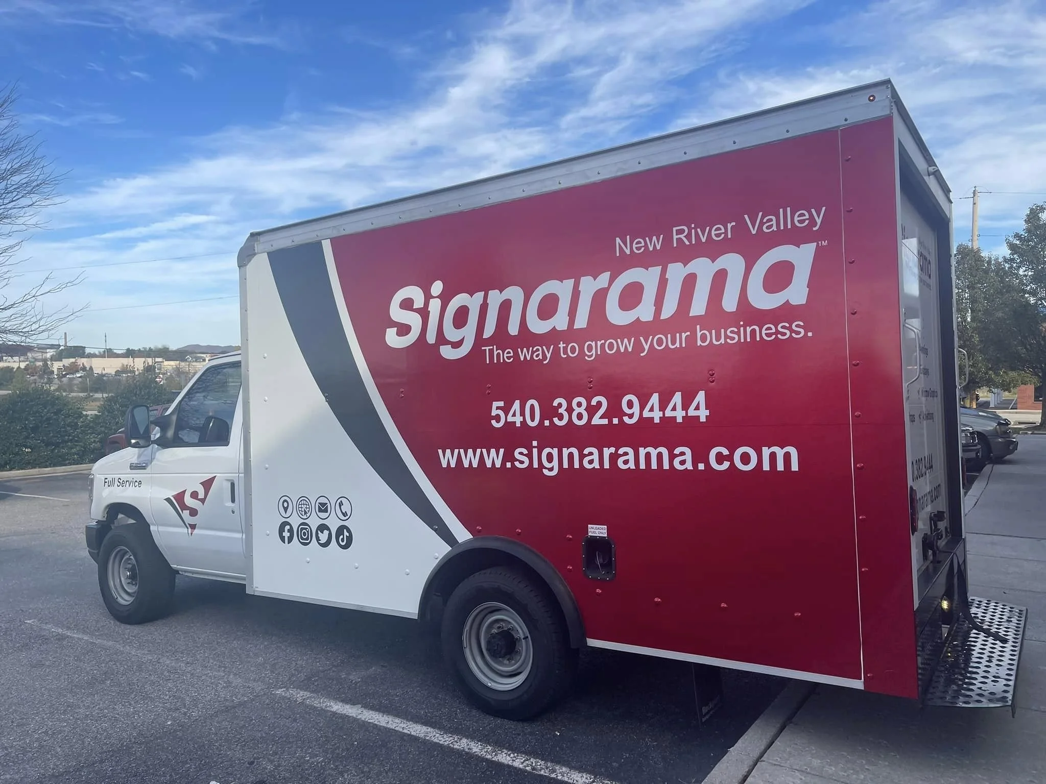 Signarama Box Truck Wrap