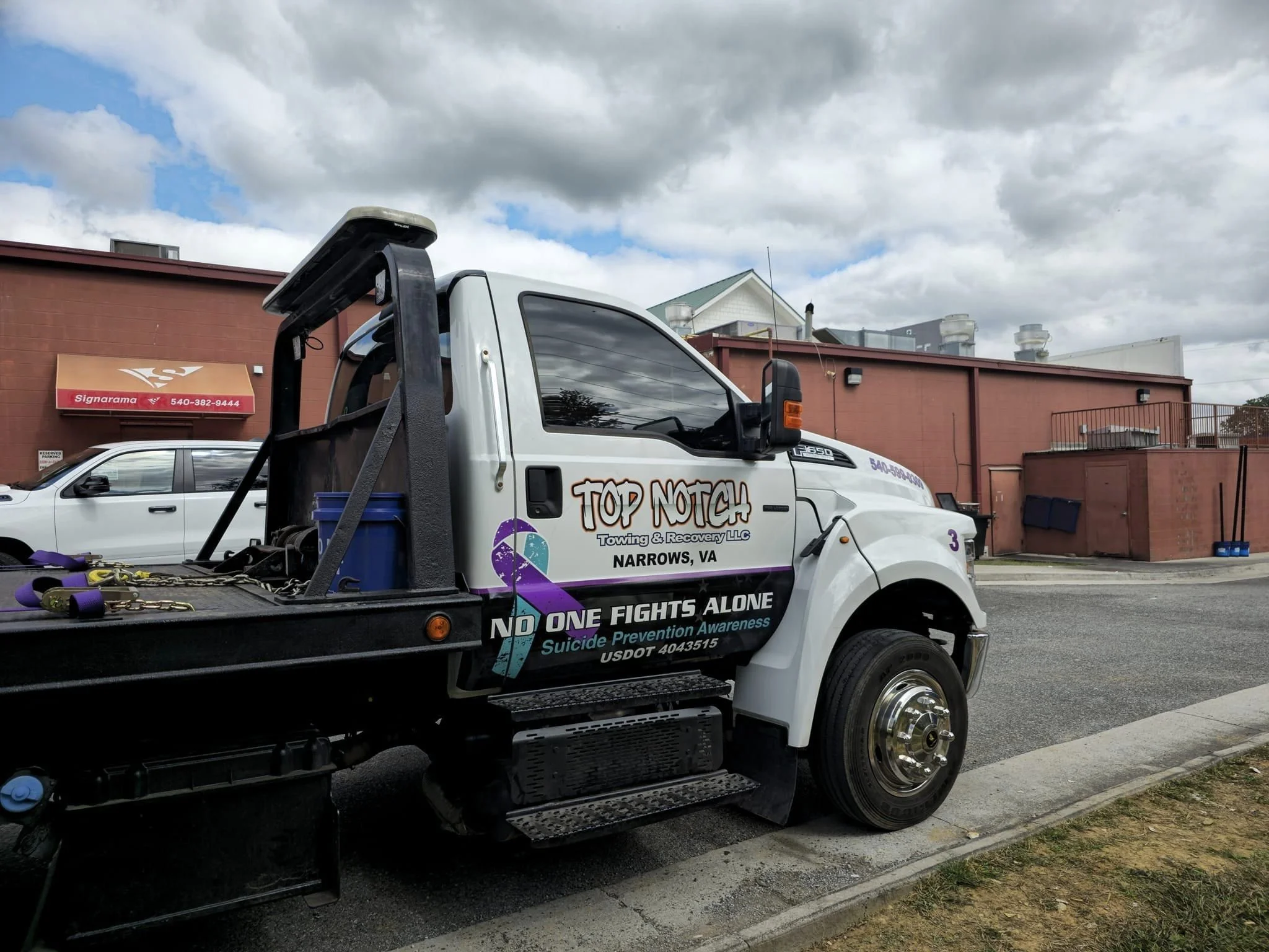 Top Notch Towing Suicide Prevention Graphics