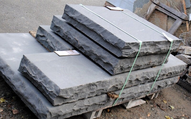 4 Inch Bluestone Caps And Steps