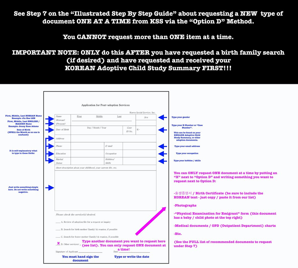 OUTDATED AFTER JUNE 15th, 2025: Step By Step KSS Birth Family Search ...