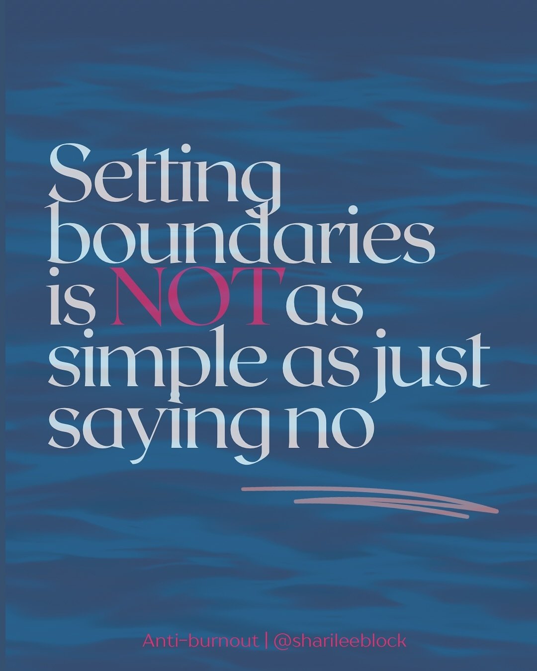 Boundaries.

What do you notice in your body as you read the word?

Maybe an unsettling in the pit of your stomach, or a tightening in the throat, or a clenching in your jaw?

Asking for what we need, telling people that we can&rsquo;t help them or s