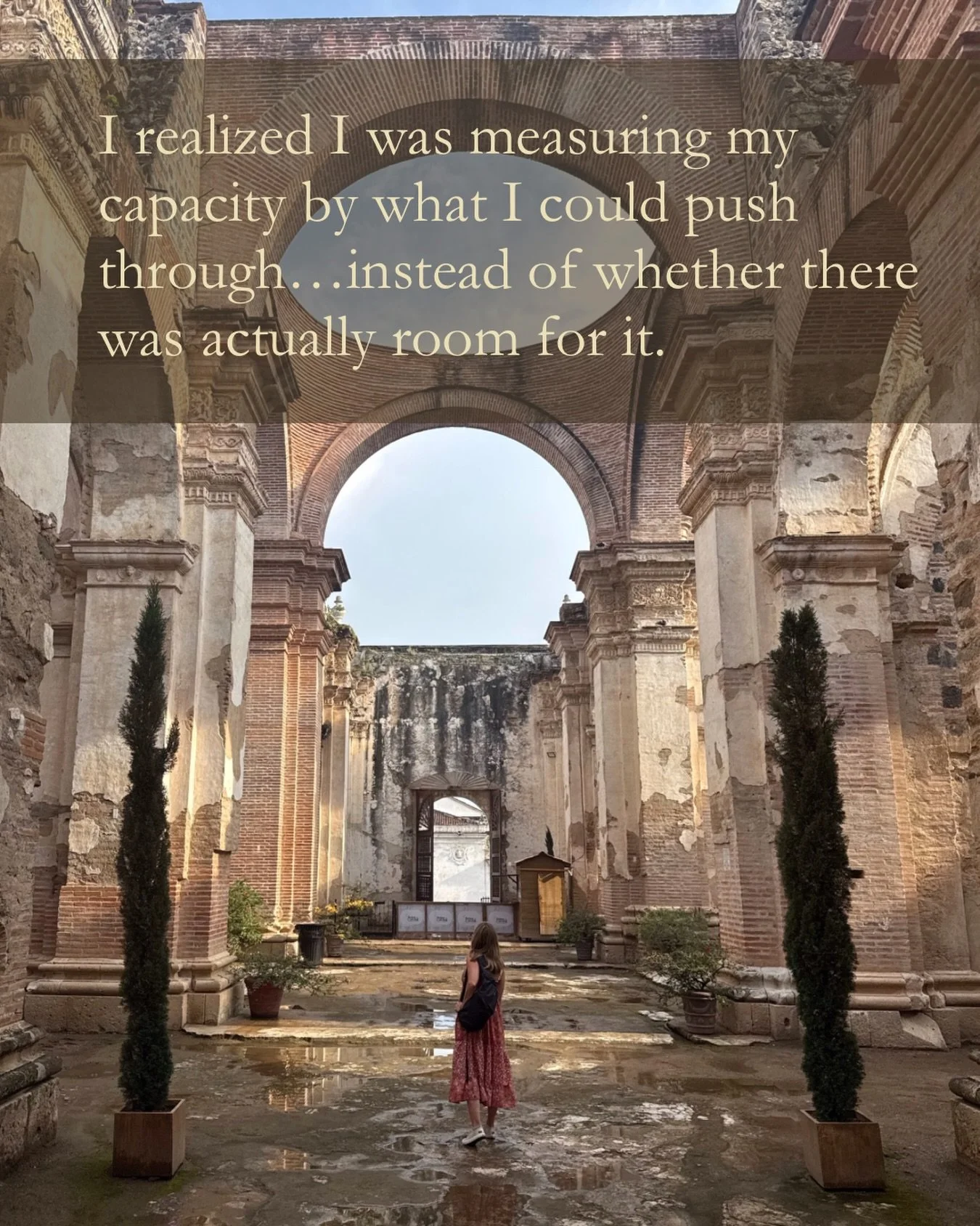 Something I&rsquo;ve been reflecting on lately is how easy it is to mistake functionality for capacity.

I can still show up.
I can still be present.
I can still do meaningful work.
I can still hold a lot.

But that does not always mean there is actu