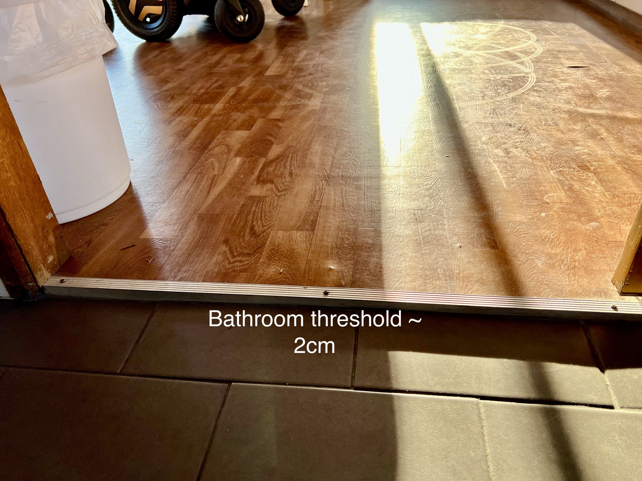 Bathroom threshold 