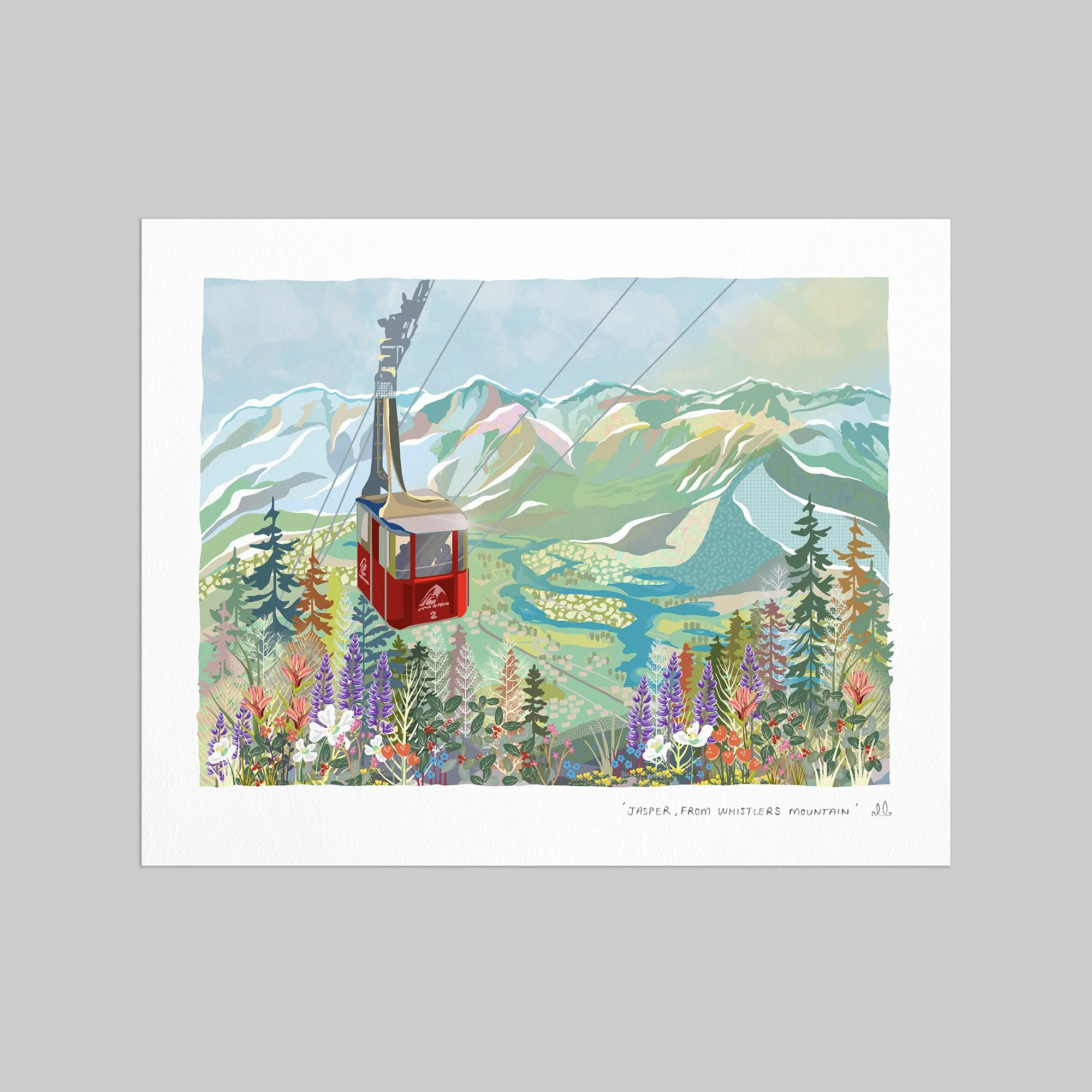 Jasper from Whistlers Mountain art print