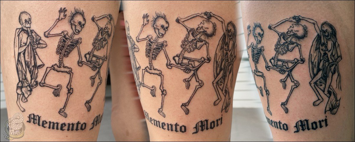 TATTOO INFLUENCE Death prints by Hans Holbein  La Mort Clothing