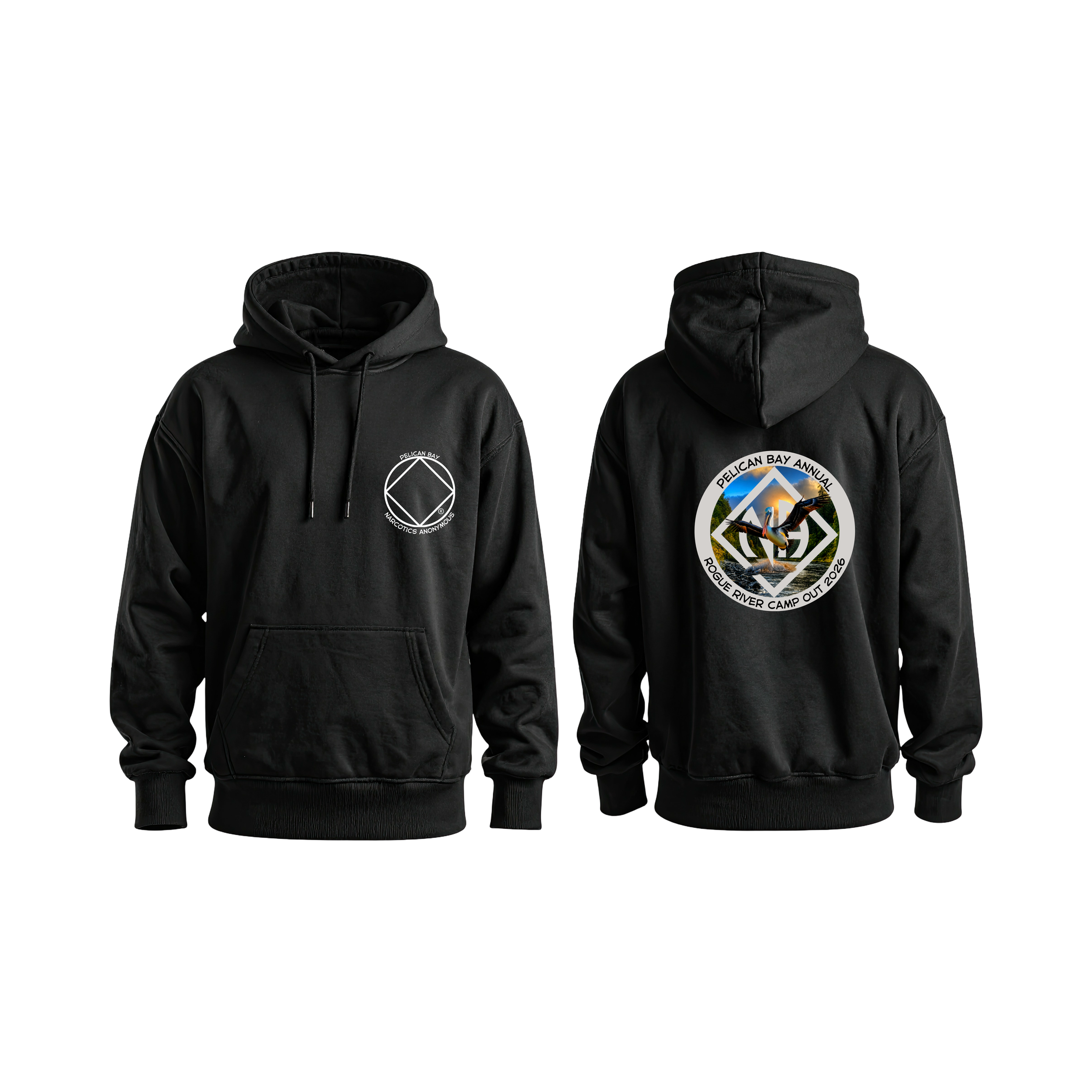 Pelican Bay NA LOGO HOODIE - GILDAN
