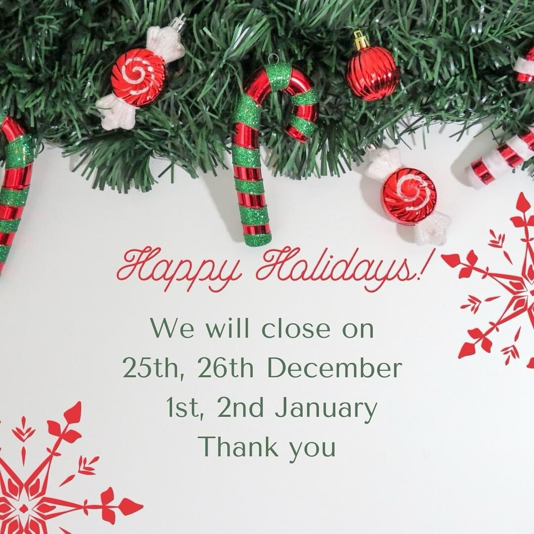 🎄🎄🎄
Dear our valued customers,
Thank you for always supporting us throughout the year. Wishing you a happy holiday season.

From Aiko Sushi team😘