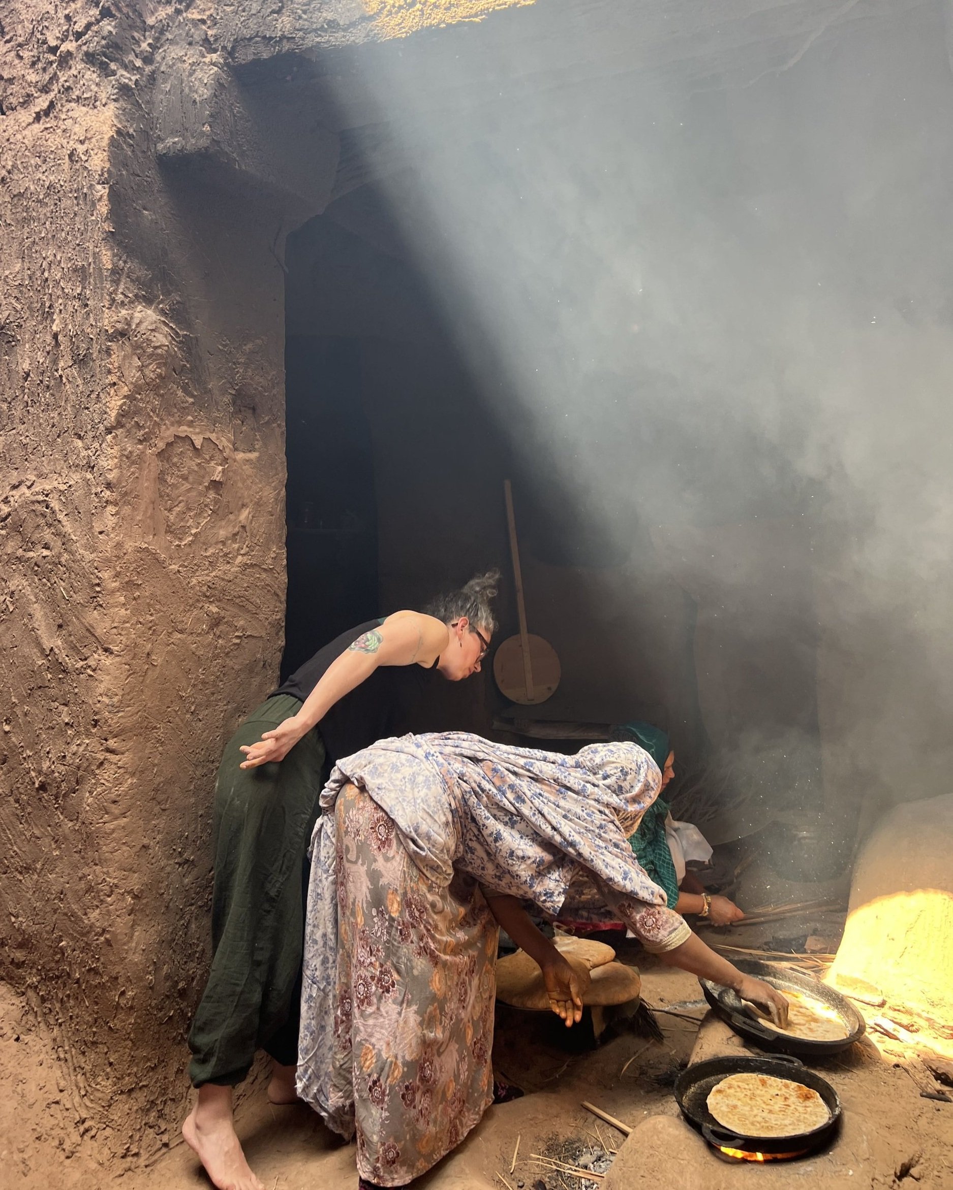 taller de pan en Marruecos
