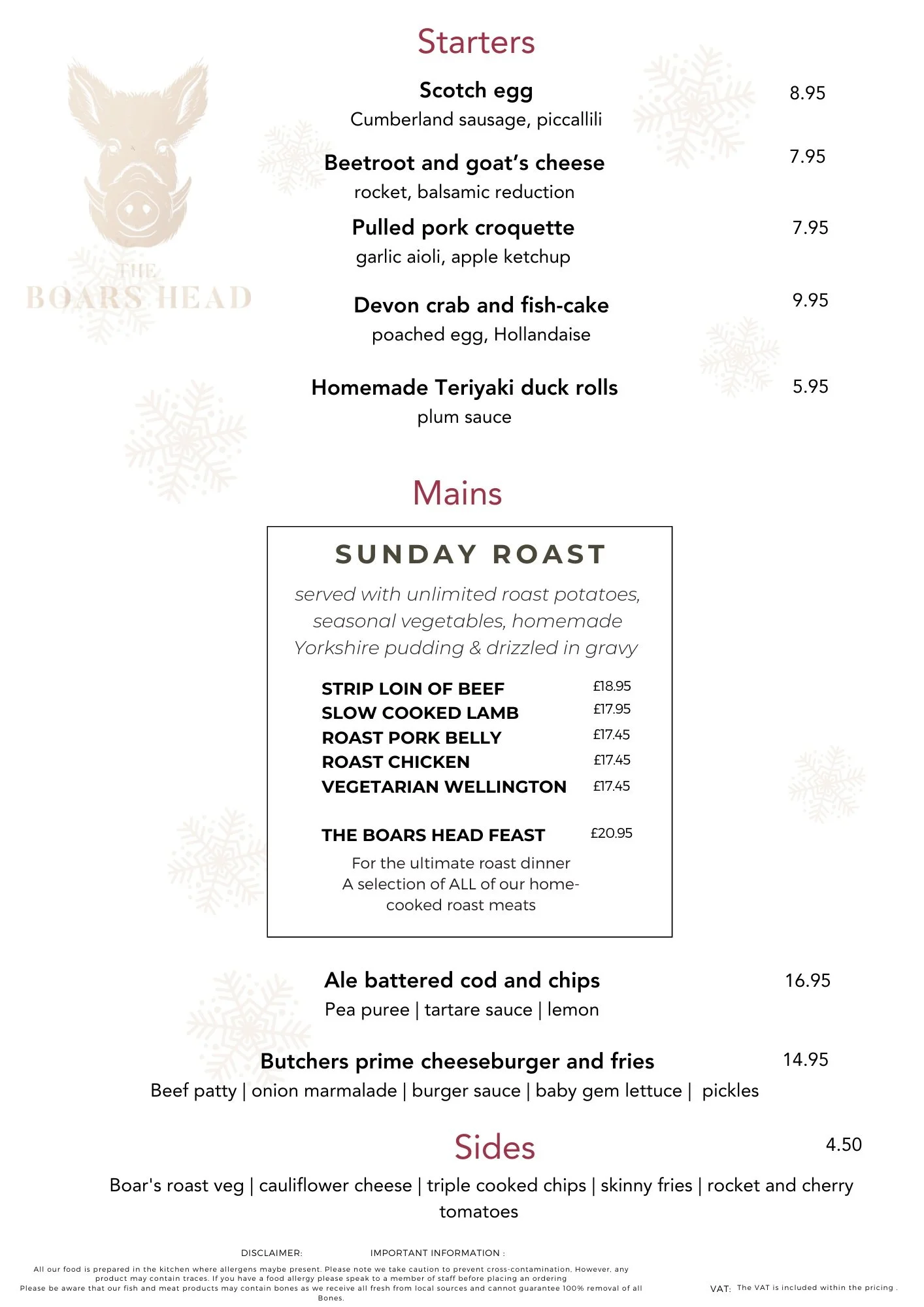 Eat — The Boars Head