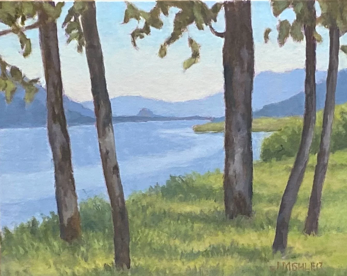 Columbia River Scene | oil | 8x10 | 