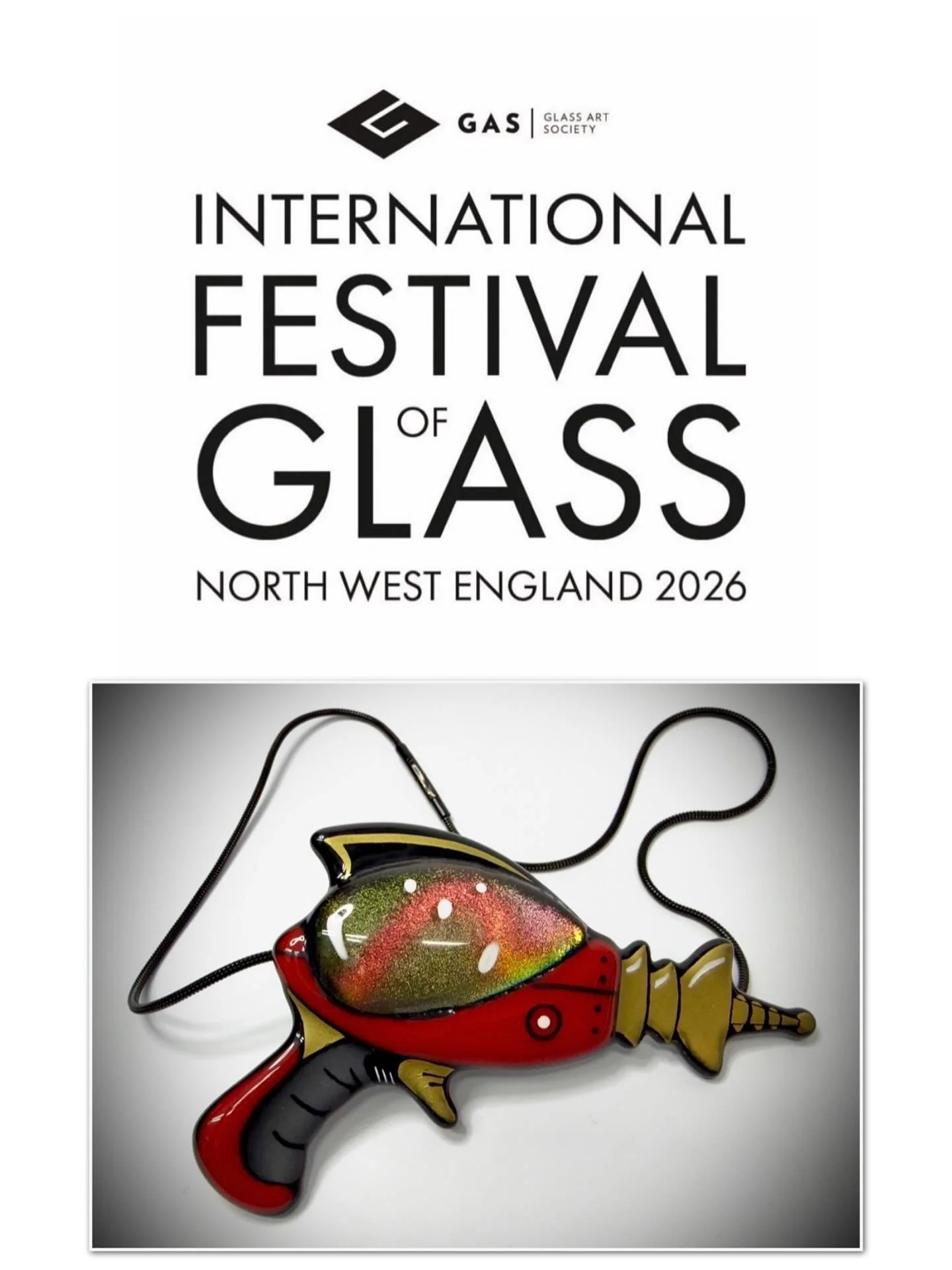 It&rsquo;s my great honour to announce that, as well as teaching a masterclass at the International Festival of Glass this summer, The Phantom has been selected for the 2026 International Bead &amp; Jewellery Biennale and Duelling Ray Guns - Phase 2 