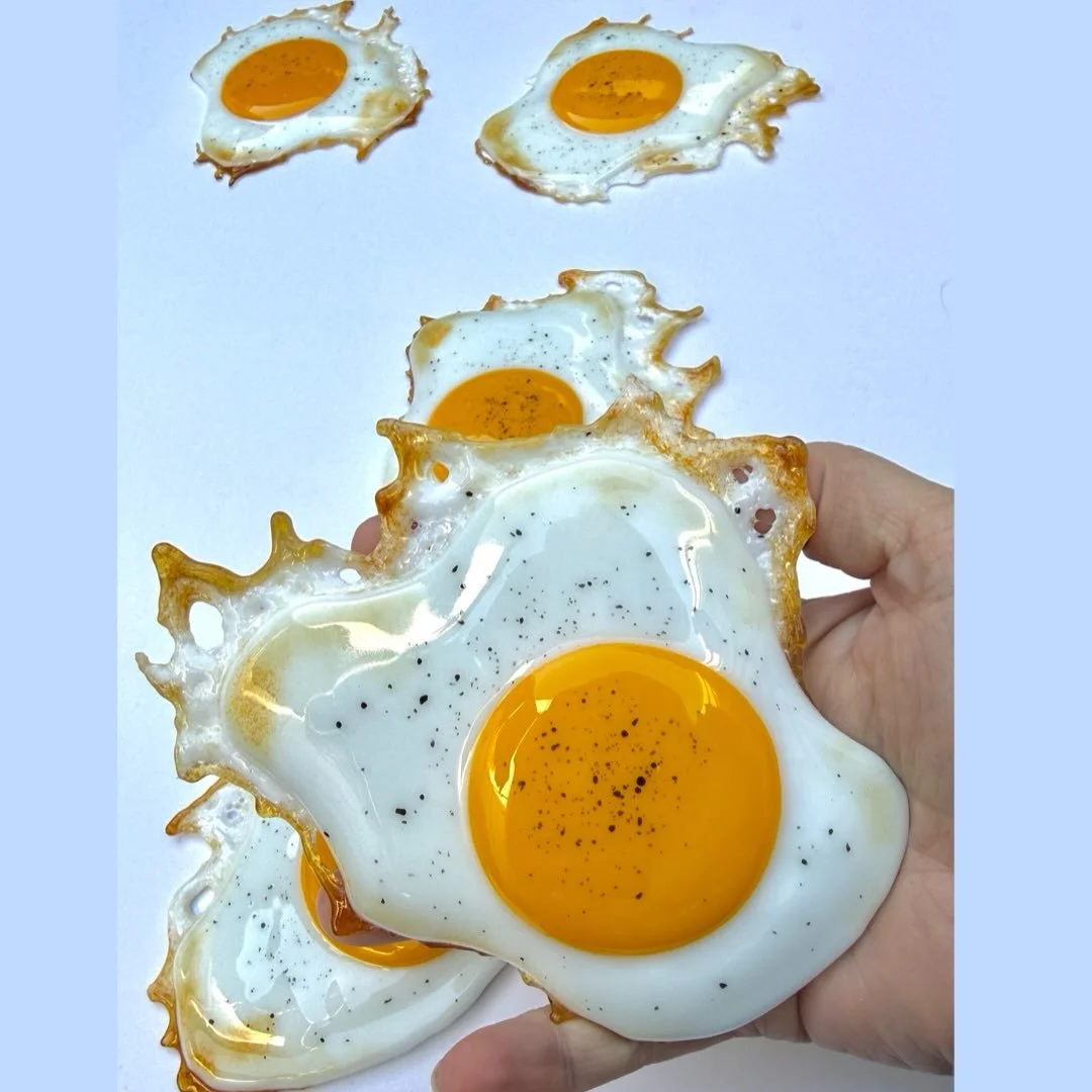 I have some realistic glass eggs left over from @ifog2026 
I must admit a load got hidden away in my class room and didn&rsquo;t find them till we was packing up so one time special offer of &pound;80 including p&amp;p before they get packed away. Wo