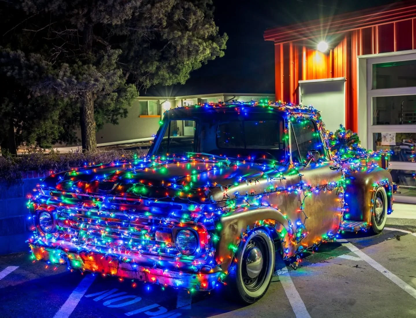 Classic truck Christmas edition