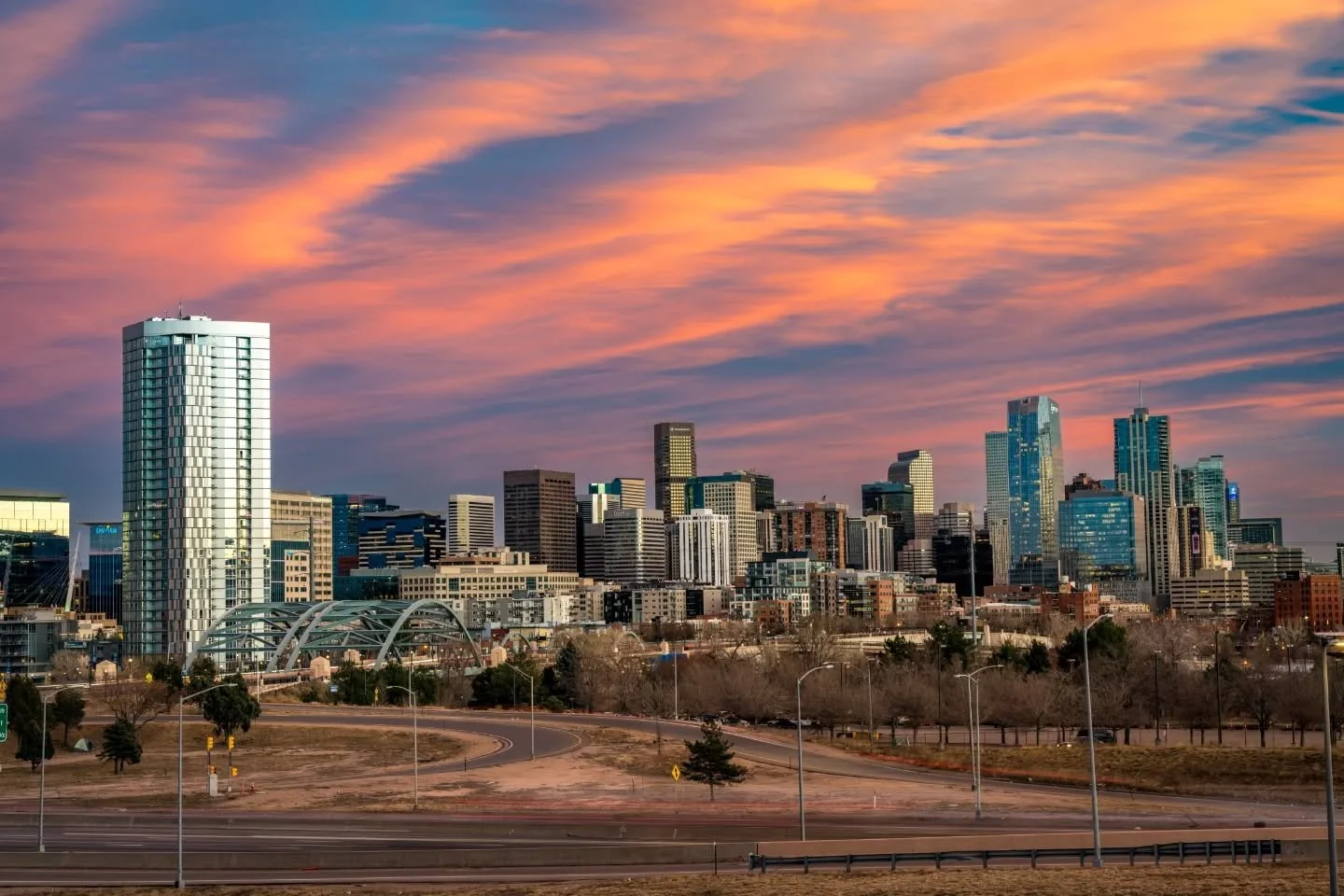 Mile-high magic

#MileHighMagic
#DenverSunset
#ColoradoSkies
#CityLightStories
#UrbanWest