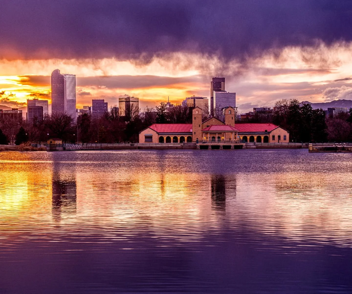 Winter light over City Park

#DenverViews 
#RockyMountains 
#explorecolorado