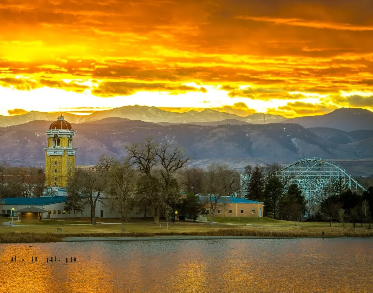 The rides are quiet, but the stories still echo through winter.

#lakesidecolorado 
#DenverViews 
#ColoradoLiving