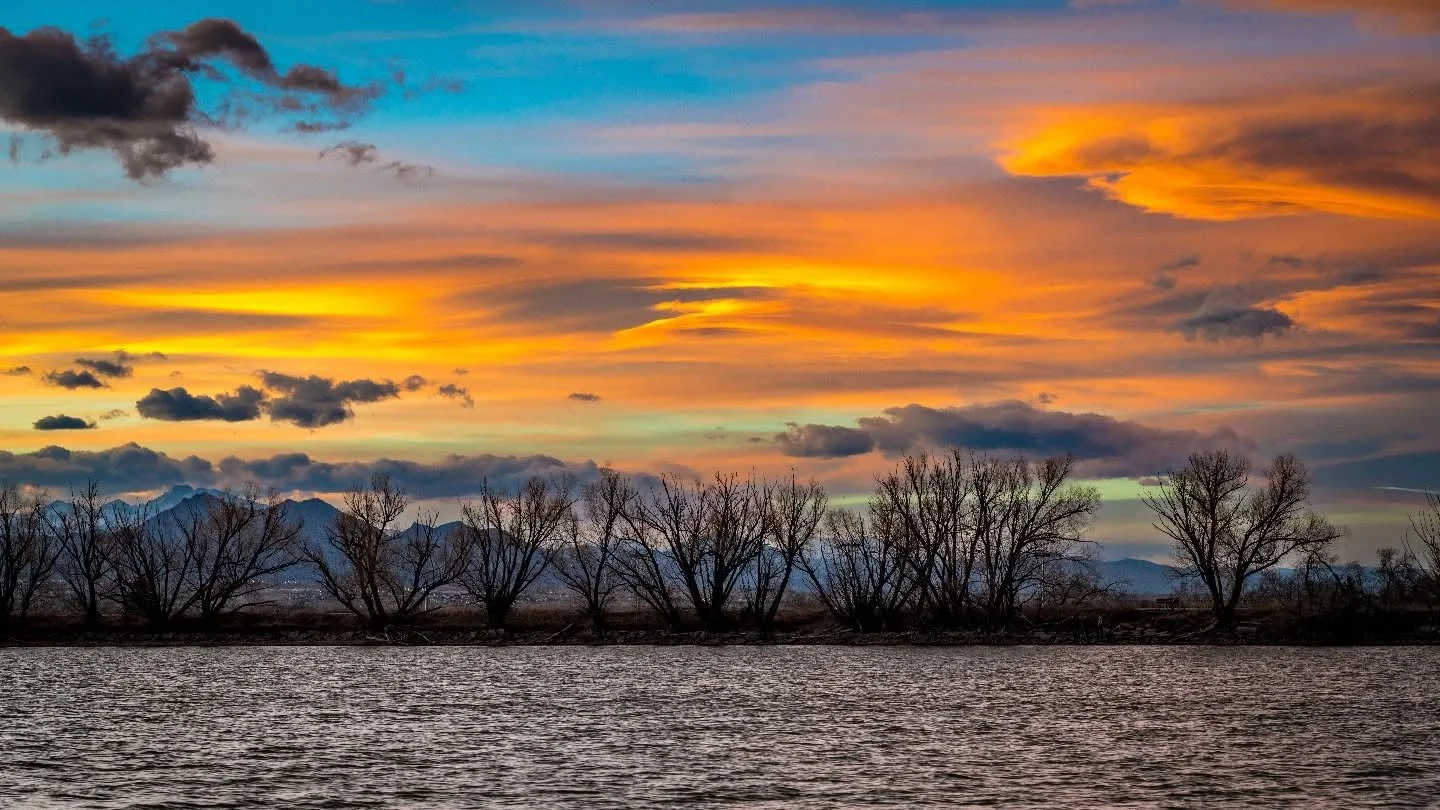 Sunset from Crown Hill Lake in Wheat Ridge
