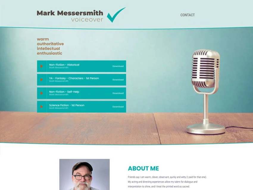 Mark Messersmith VO website screenshot