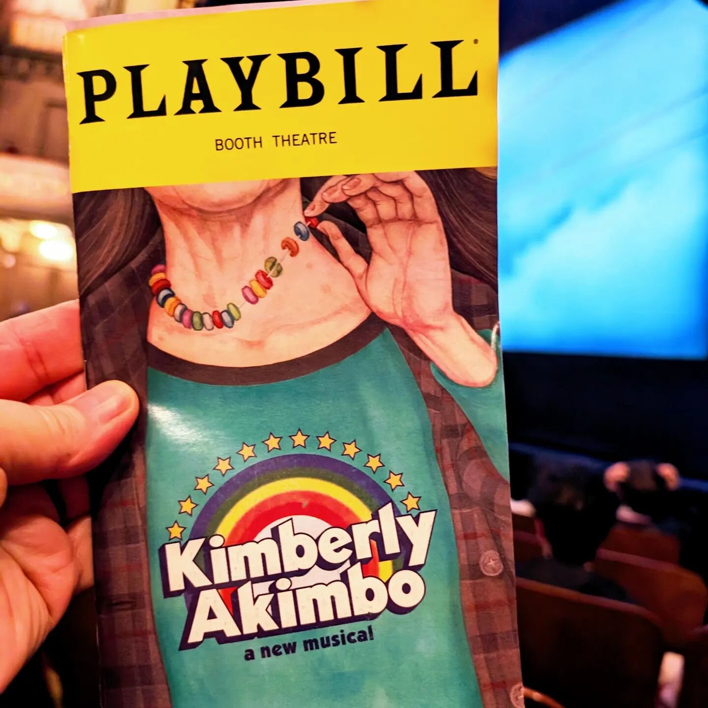 Show #3... I finally had the chance to see @akimbomusical .  I was a puddle of tears.  A PUDDLE! So beautiful @lindsayabaire !!