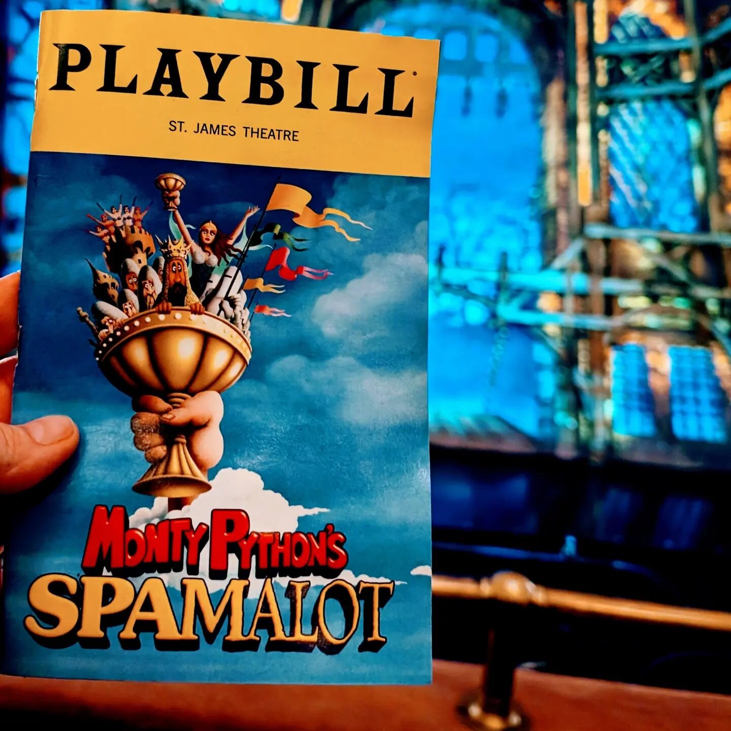 Show #2... It had been forever since I'd seen James Iglehart perform, so I saw Spamalot (which I'd never seen). It was terrific to hear that powerful voice again!