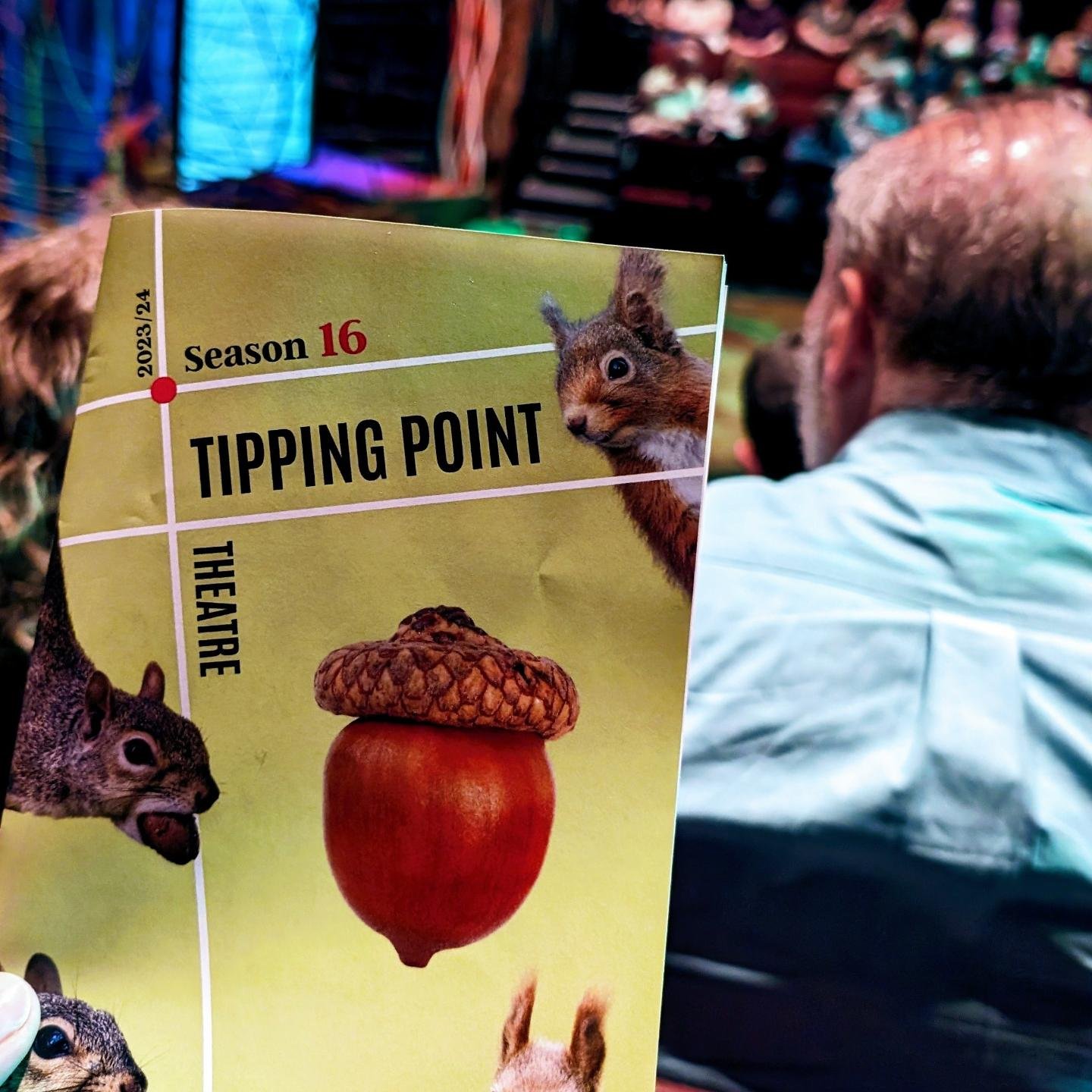 Posted this quickly yesterday and failed to include the show title...and tag @markdmessersmith
.
Saw a fantastic production of &quot;The Squirrels&quot; at @tippingpointtheatre.  Loved it from top to bottom. Especially enjoyed seeing my old friend @d
