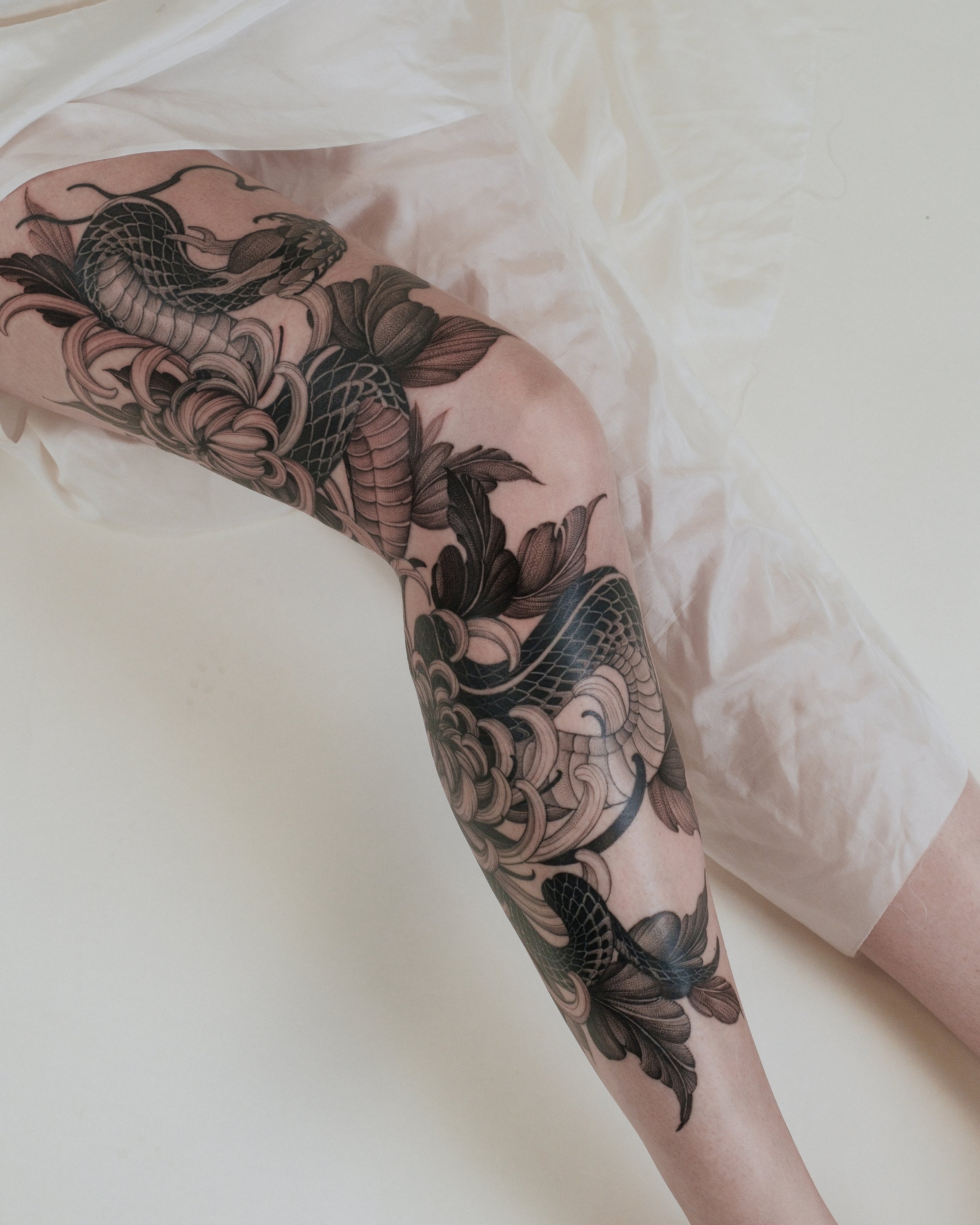 Leg Sleeve Tattoo Ideas