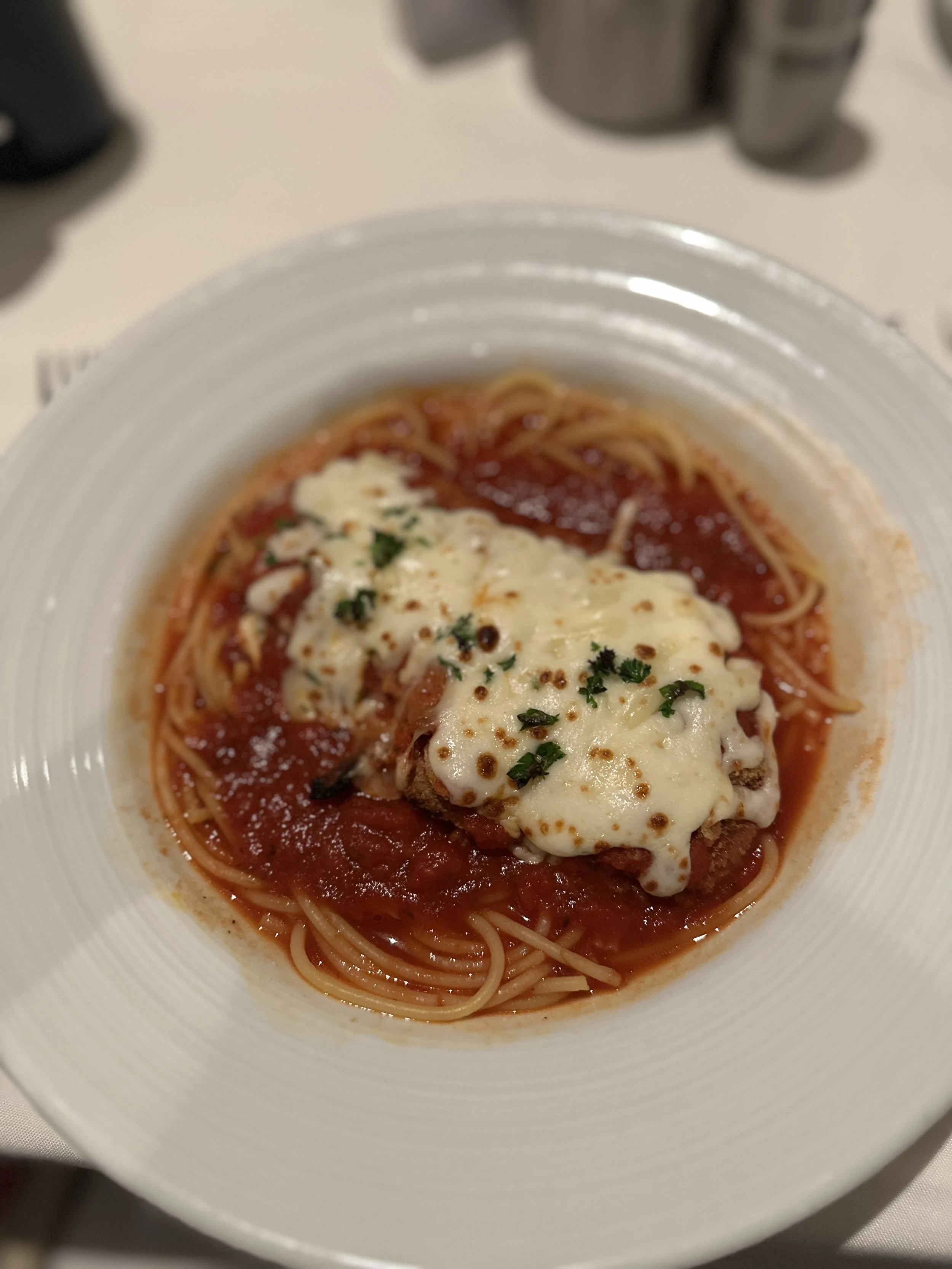 Gluten-free chicken parmesan