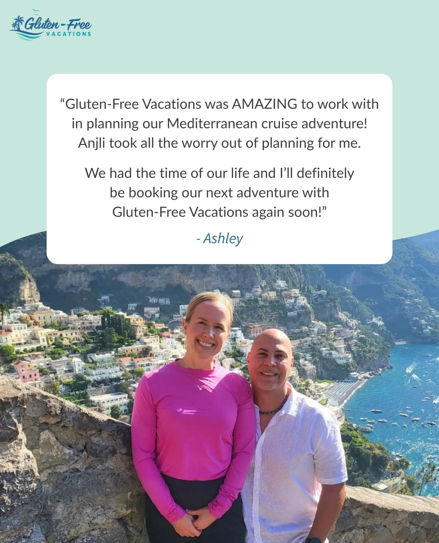 ✨ Nothing makes us happier than hearing that our clients had the trip of a lifetime! 💙

Thank you, Ashley, for trusting us in planning your Mediterranean cruise adventure! 🛳️🇮🇹 We can&rsquo;t wait to help you plan your next getaway!

Ready to pla
