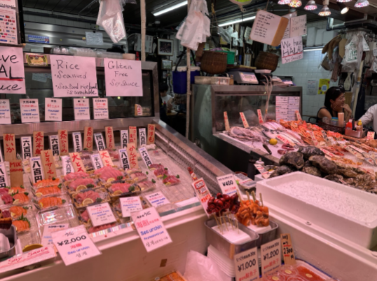 Fish Market - Gluten-free travel agent Japan