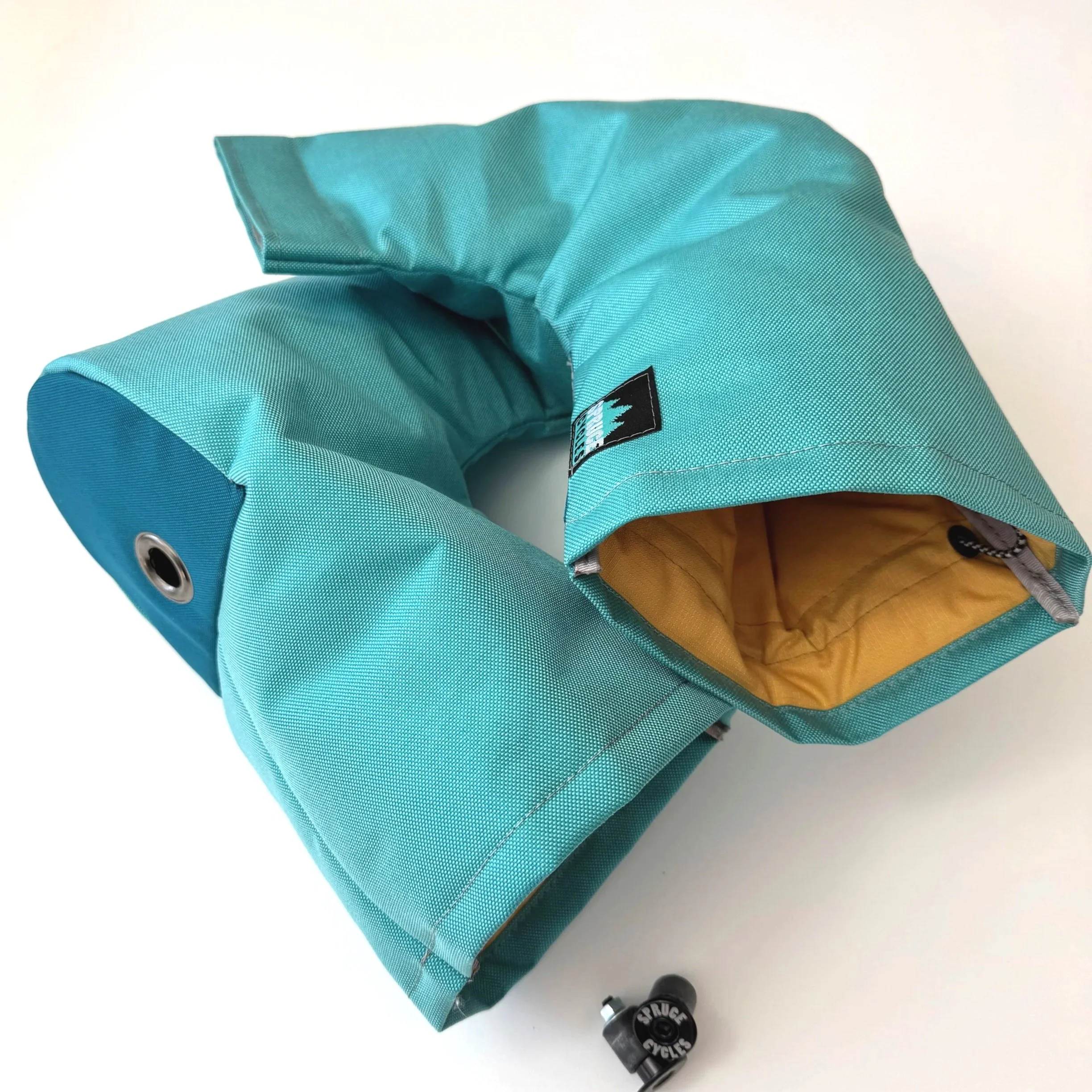 Spruce/Teal with Gold Liner