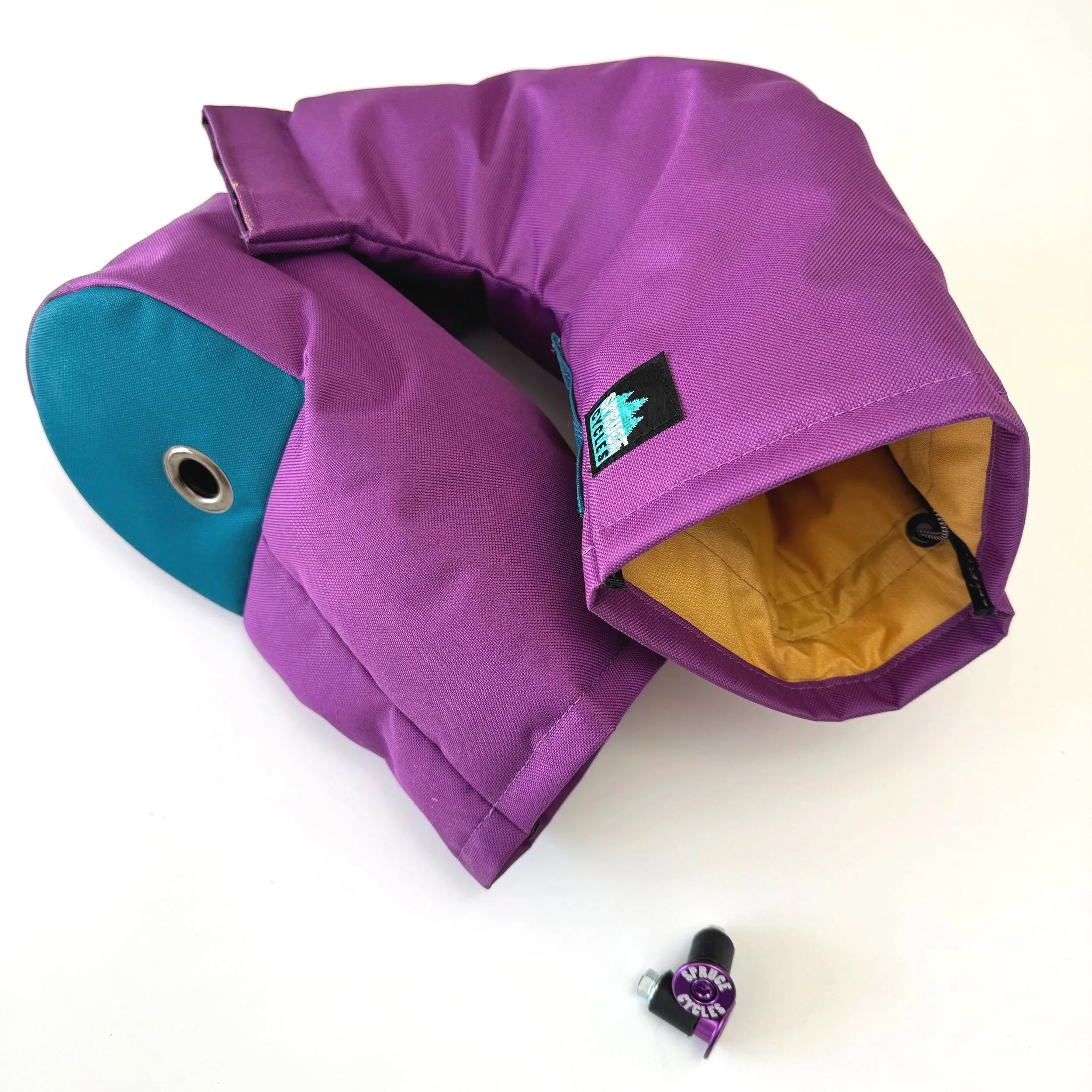 Grape/Teal with Gold Liner