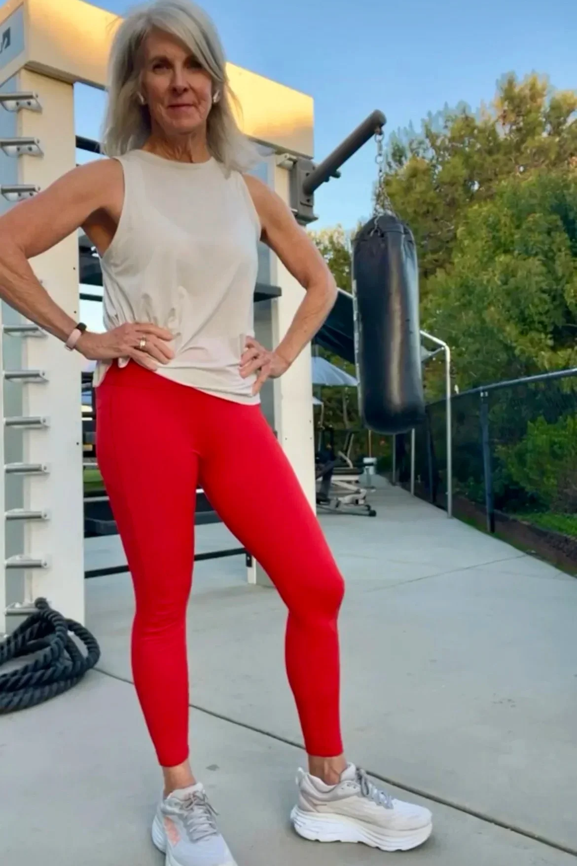 Jacqui Garrison at the gym