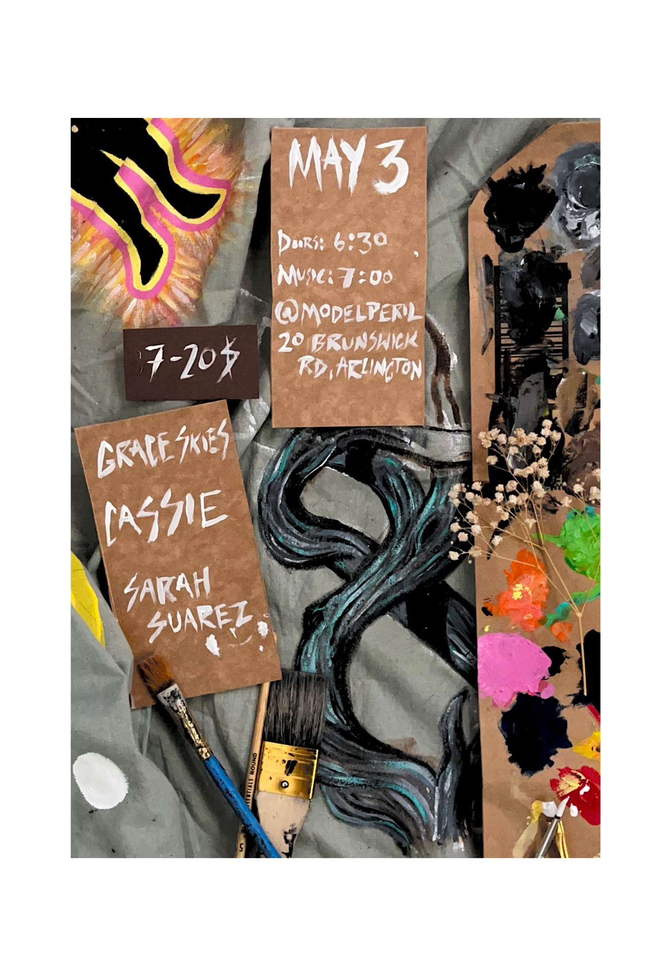 May 3rd: Grace Skies, Cassie, Sarah Suarez