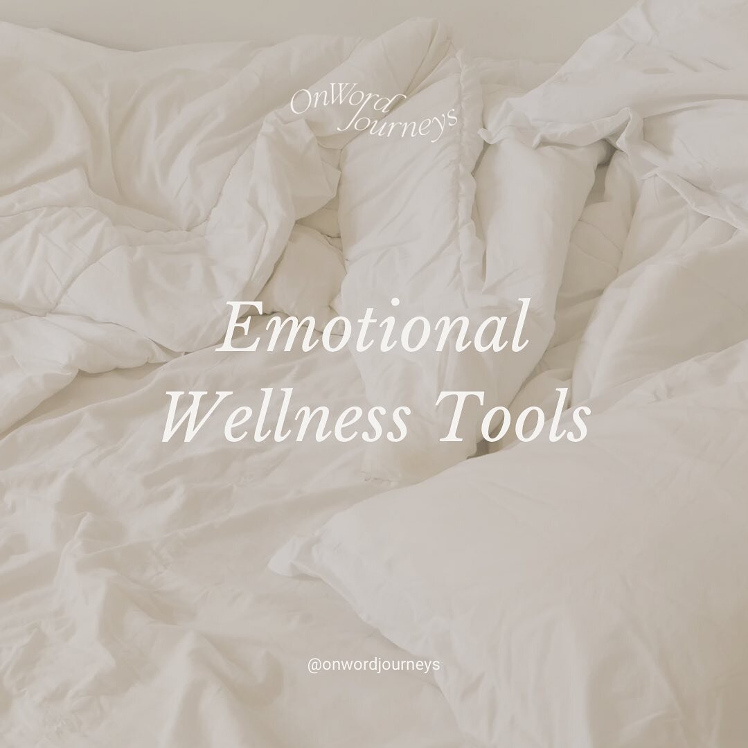 Emotional wellness tools ~

Presence- carve our time to be present with your emotions, allow yourself to feel your emotions.

Curiosity- getting curious with your emotions builds emotional attunement and emotional awareness. 

Discernment- healthy di
