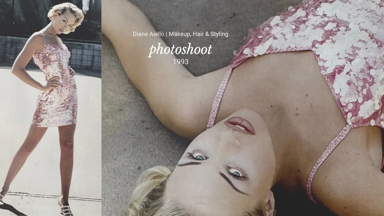 Stacey Leigh Barnes/ Diane Aiello photoshoot. 1993 1st year into my modeling career